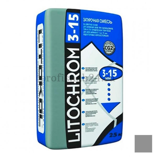Затирка "Литокол" Litochrom 3-15 C.10 серая (Litokol) 25 кг