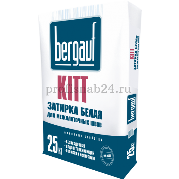 Затирка "Бергауф" Bergauf Kitt белая 25 кг