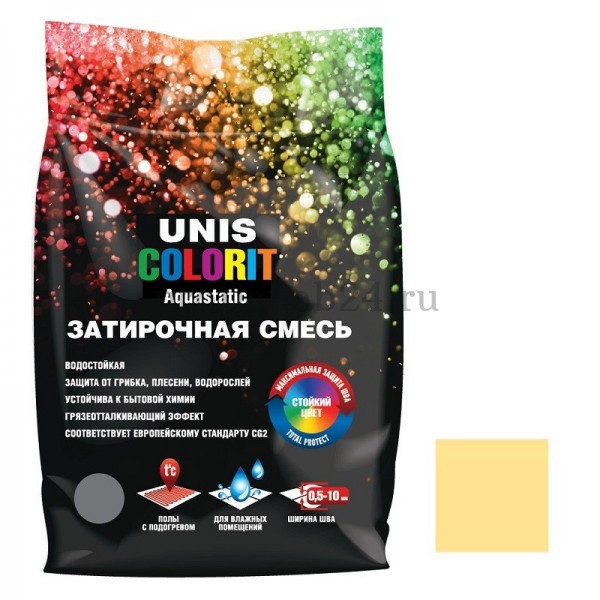 Затирка "Юнис" Unis Colorit 2кг (сахара)