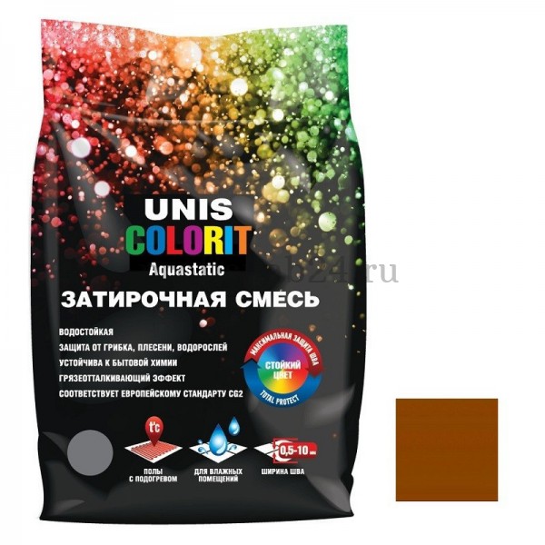 Затирка "Юнис" Unis Colorit 2кг (шоколад)