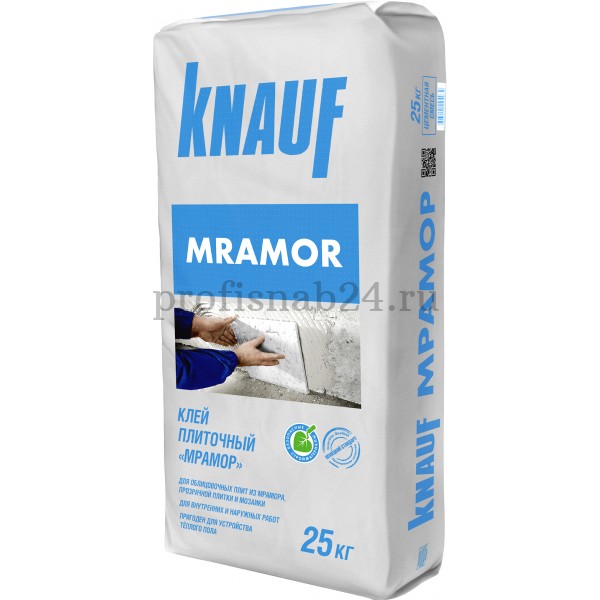 Клей для мрамора, гранита "Кнауф" Knauf Мрамор белый 25кг