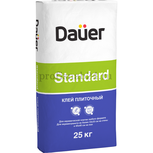 Клей для плитки "Дауэр" Dauer Standard, 25кг