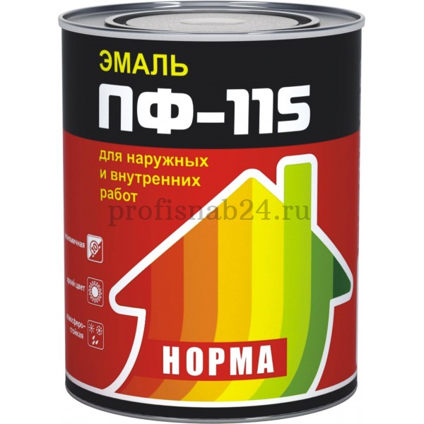 Эмаль алкидная ПФ-115 "НОРМА" (белая) 1,9кг