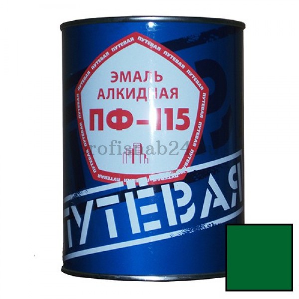 Эмаль алкидная ПФ-115 "ПУТЕВАЯ" (зеленая) 25кг